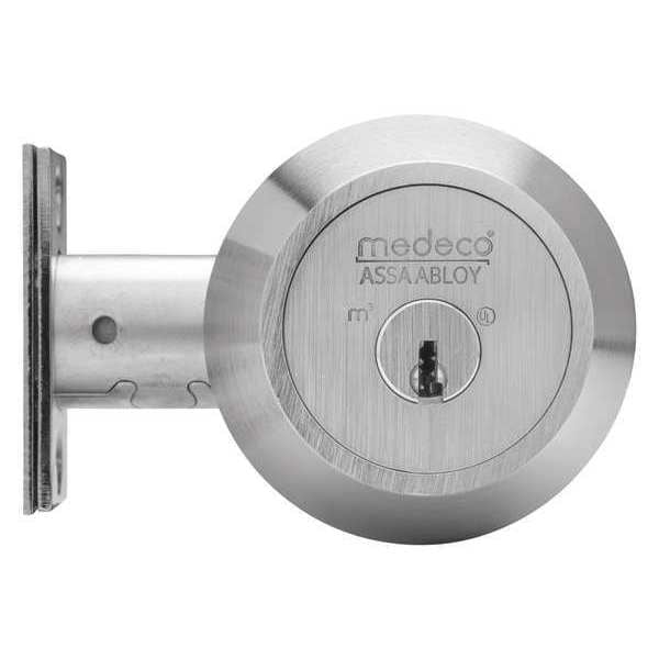 Medeco Deadbolt, Keyed Different/Alike, 2 Keys - 11C601-T-26-DL-S