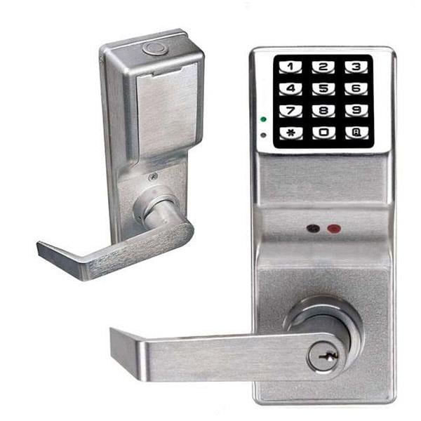 Alarm Lock AlarmLock: Trilogy DL4100 26D Digital Lock with Audit Trail & Privacy Feature - Satin Chrome - ALL-DL4100-26D