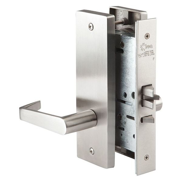 Pdq Mortise Lockset, Lever, MR, MR Escutcheon, Passage, Mech. - MR126PJEW630RHCLDSCC