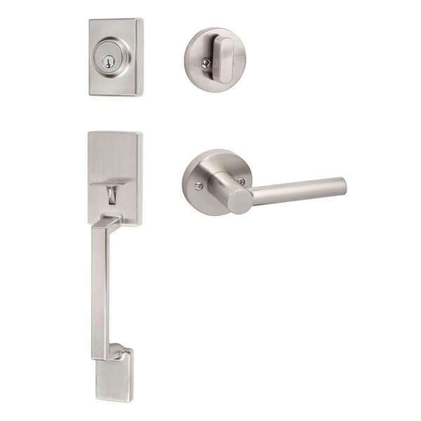 Sure-Loc Hardware Sure-Loc Hardware Stockholm Handleset, Marin Handleset Trim, Satin Nickel - SH507-R-MR 15