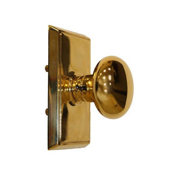 Emtek Unlacquered Brass Privacy 8221PUS3NL - 8221PUS3NL