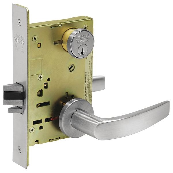 Sargent Lever Lockset, Mechanical, Entrance - 8205 LNB 26D