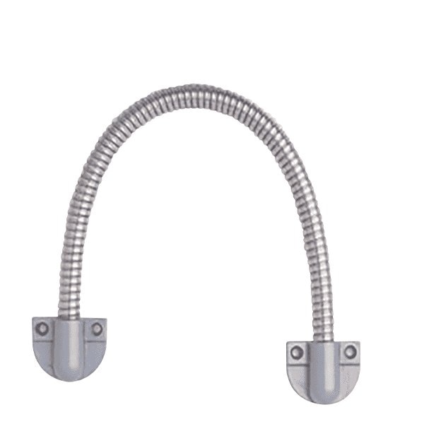 Camden Camden: Heavy Duty Power Transfer Cable, 'Zamac' endcaps, 1/4" inside diameter cable, 12" length - CMD-CM-PTS14