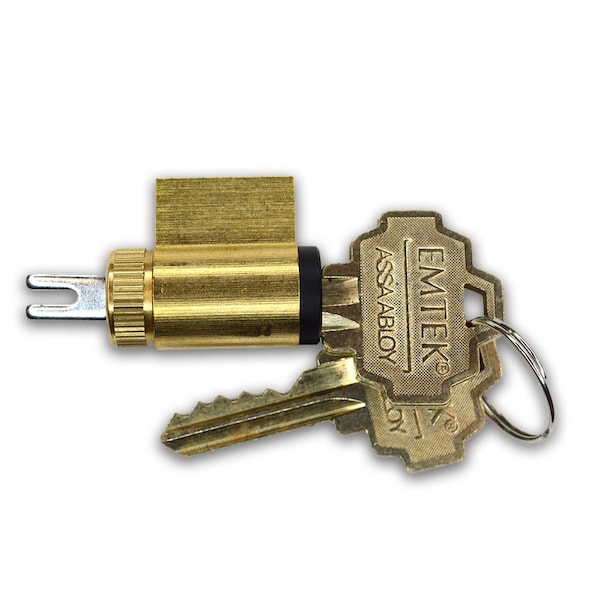 Emtek Deadbolt Double Inside Cylinder for FB, US19 and FBS Finishes - CY4-PSCHCTIS5-FB