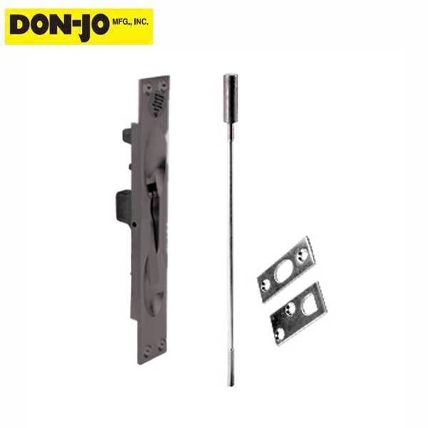 Don-Jo DON JO:  Aluminum Door Flush Bolt - 613 - DNJ-1555-613