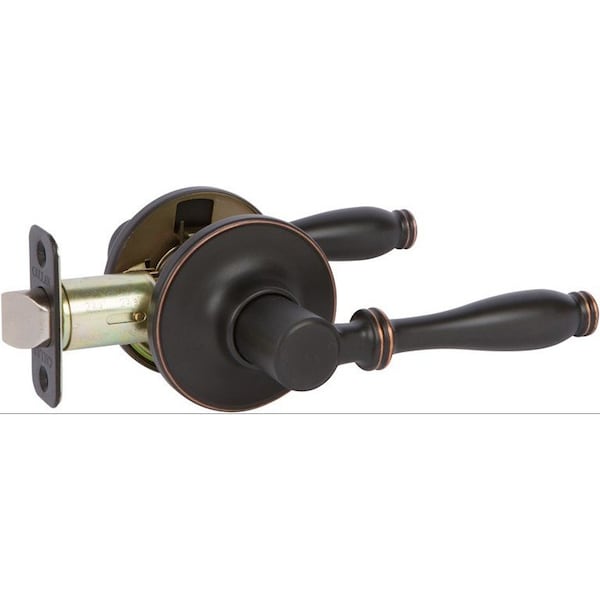 Delaney Hardware Callan Silona Edged Oil Rubbed Bronze Hall/Closet Door Handle - ST5017