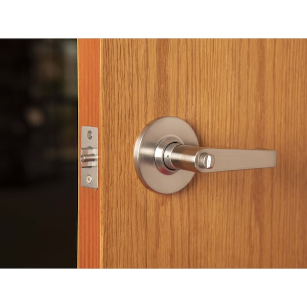 Global Door Controls GLC Series Brushed Chrome Grade 3 Commercial/Residential Entry Door Handle with Lock - GLC-5151L-626