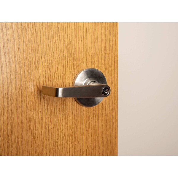 Global Door Controls GLC Series Brushed Chrome Grade 3 Commercial/Residential Entry Door Handle with Lock - GLC-5151L-626