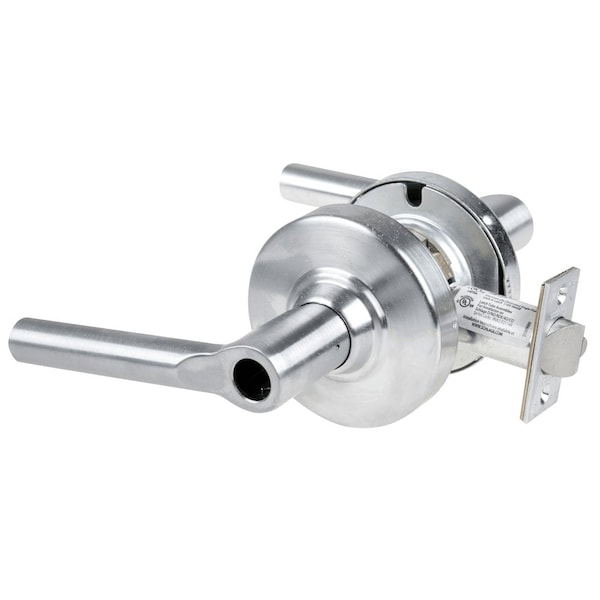 Schlage Grade 2 Storeroom Cylindrical Lock with Field Selectable Vandlgard, Broadway Lever, Conventional Les - ALX80L BRW 626