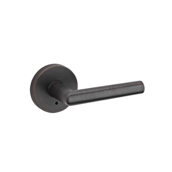 Kwikset Milan Round Privacy Door Lock w/6AL Latc - 730MILRDT-11P