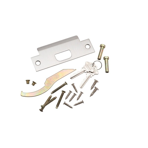 Trans Atlantic Co. LSV Saturn Standard Duty Brushed Chrome Grade 2 Commercial Classroom Door Lever/Handle with Lock and IC Core - DL-LSV70IC-US26D