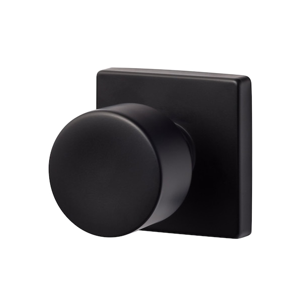 Sure-Loc Hardware Sure-Loc Hardware Bergen Square Dummy Knobset, Flat Black - BG100-SQ FBL