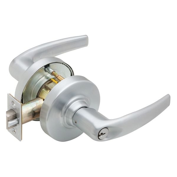 Schlage Lever Lockset, Mechanical, Entrance, Grd. 1 - ND50PD ATH 626