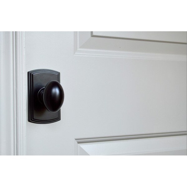 Delaney Hardware Italian Collection Canova Edged Oil-Rubbed Bronze Keyed Entry Door Knob - 360507
