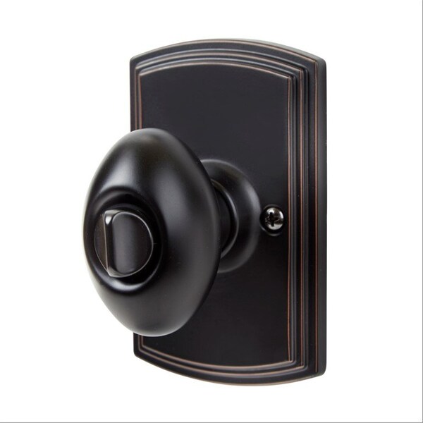 Delaney Hardware Italian Collection Canova Edged Oil-Rubbed Bronze Keyed Entry Door Knob - 360507