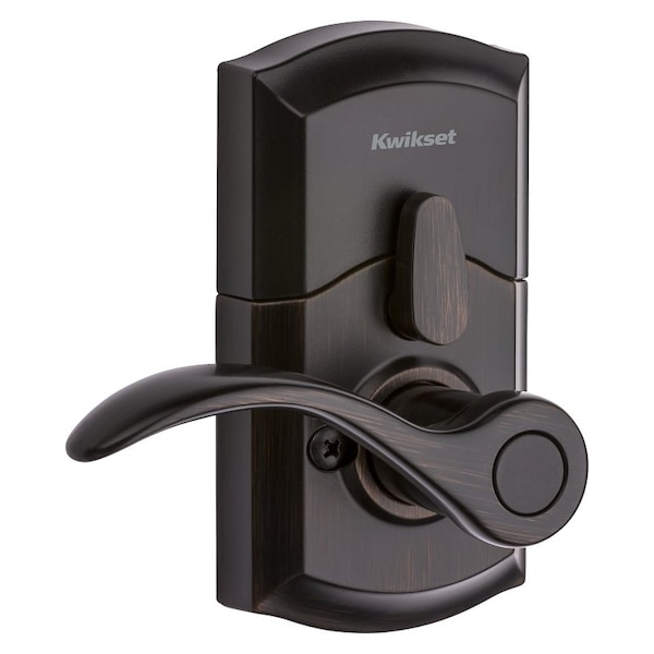 Kwikset Kwikset 955PML 11P SMT CP Electronic Pembroke Lever, Keyless Key, AAA Grade, Zinc, Venetian Bronze - 955PML 11P SMT CP