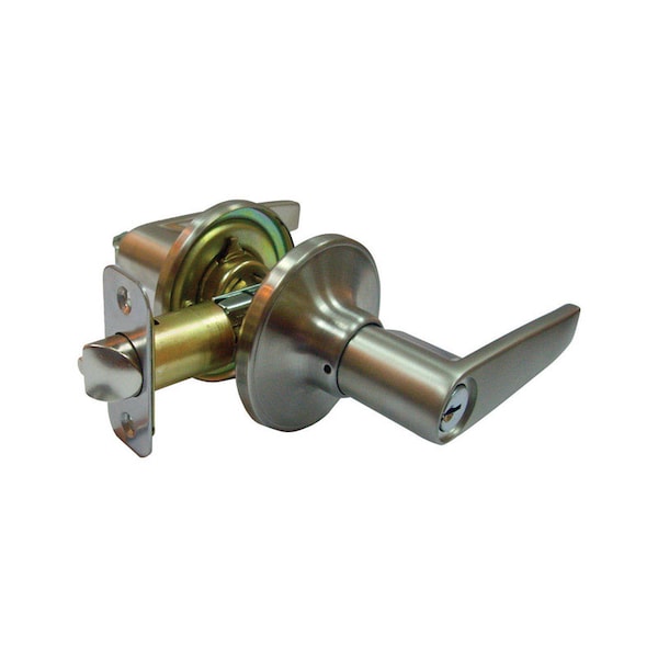 Faultless Faultless Olympic Lever Satin Stainless Steel Entry Lever Right Handed - LG600B