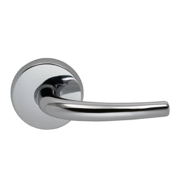 Omnia Lever Privacy 2-3/8" Backset, T Strike, 1-3/8" Doors Bright Chrome 892 - 892/00.PR2