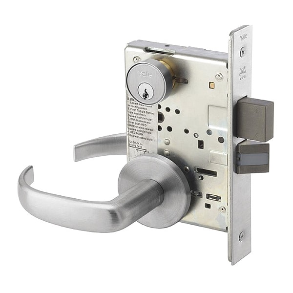 Assa Abloy Accentra Mortise Lockset, Mechanical, Entrance - 8847FL PBR 626 RH LC