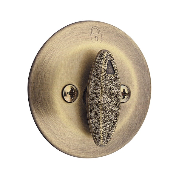 Kwikset Kwikset Antique Brass Metal Deadbolt - 96630-061