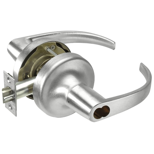 Yale Grade 2 Storeroom/Closet Cylindrical Lock, Pacific Beach Lever, LFIC 6-Pin Less Core, Satin Chrome F - PB5305LN ICLC 626