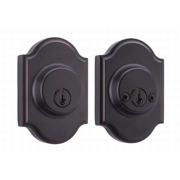 Weslock DBL CYL Premiere Deadbolt ADJ Latch Deadbolt Strike Oil Rubbed Bronze - 01772-1-1SL23