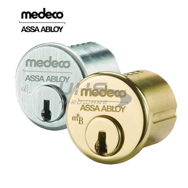 Medeco Bilevel 1-1/2" Mortise Cylinder - Bright Brass - 10J5200-05-DLT-Z02
