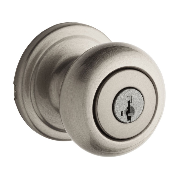 Kwikset Kwikset SmartKey Juno Satin Nickel Entry Door Knob KW1 1-3/4 in. - 97402-736