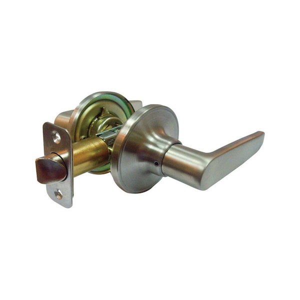 Book Publishing Co Olympic Lever Satin Stainless Steel Metal Privacy Lever Knob with 3 Grade Right Handed - GR1677546