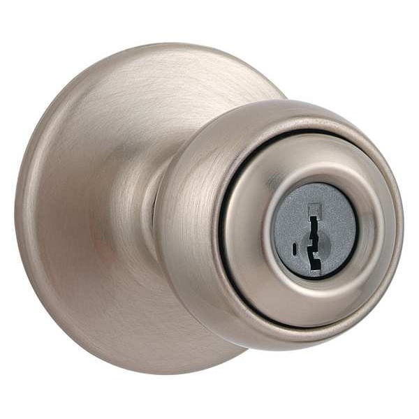 Kwikset Knob Lockset, Mechanical, Entrance - 400P-15S