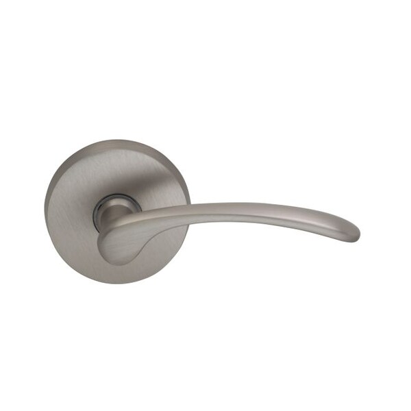 Omnia Lever Privacy 2-3/4" Backset, T Strike, 1-3/8" Doors Satin Nickel 890 - 890/00A.PR15
