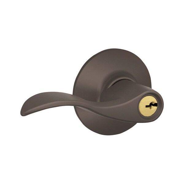 Schlage Schlage Accent Oil Rubbed Bronze Entry Lever KA4 1-3/4 in. - F51ACC613KA4