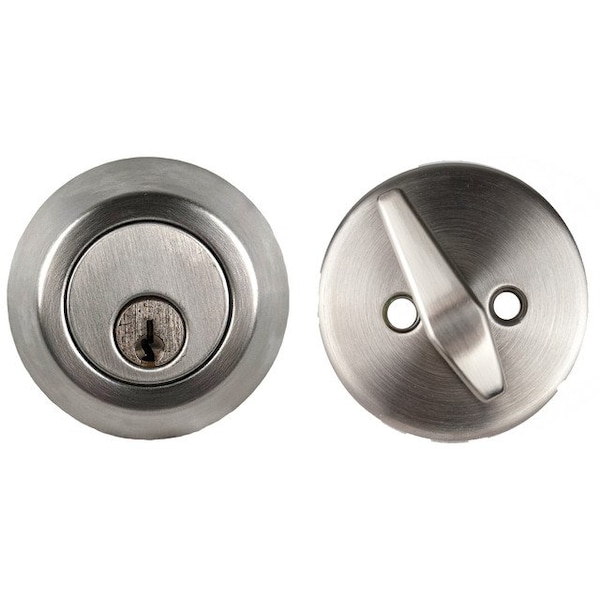 Trans Atlantic Co. 200 Series Grade 3 Stainless Steel Single Cylinder Tubular Deadbolt - DL-DB251-US32D