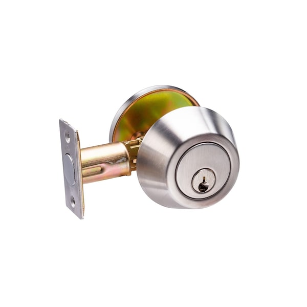 Trans Atlantic Co. 200 Series Grade 3 Stainless Steel Single Cylinder Tubular Deadbolt - DL-DB251-US32D