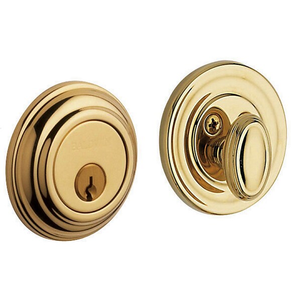 Baldwin Estate Unlacquered Brass Deadbolts - 8231.031