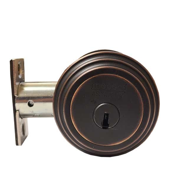Medeco MEDECO: Single Sided Residential Deadbolt - OIL RUBBED BRONZE - 11JR503-10-DLT