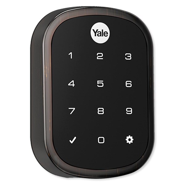 Yale YAYRD256ZW2x-YAYRD256ZW20BP Z-Wave Assure SL Key Free Touchscreen Deadbolt, Oil Rubbed Bronze - YAYRD256ZW2X : YAYRD256ZW20BP