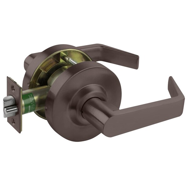 Arrow Lock Grade 1 Cylindrical Latch, Passage Function, Key in Lever Cylinder, Sierra Lever, 3-11/32-in Rose Di - QL01-SR-613E