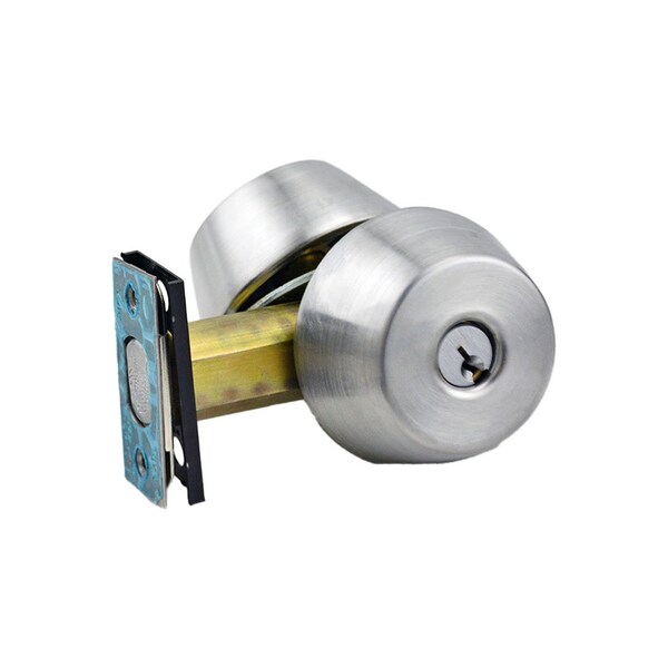 Yale Commercial Double Cylinder Grade 1 Deadbolt with D34 Latch and D243 Strike and Schlage C Keyway US26D - D122626SCHC