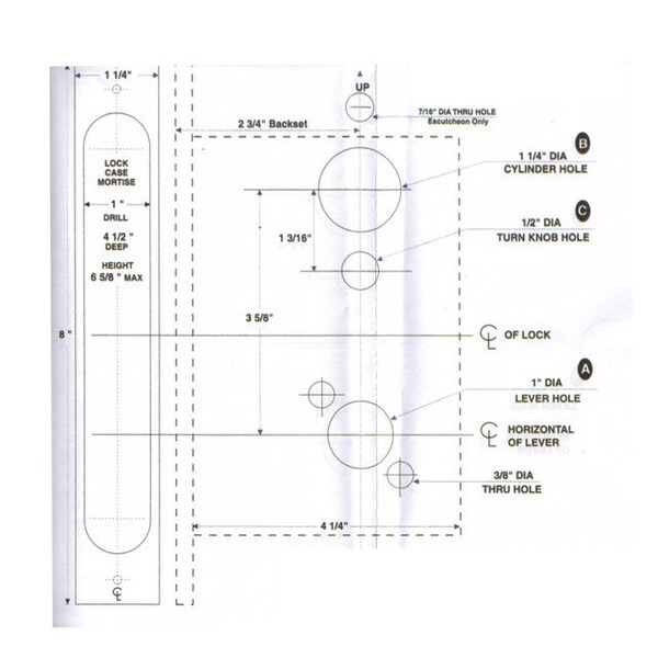 Trans Atlantic Co. ML900 Series Bright Brass Grade 1 Entry Atrium Mortise Lock with Door Knob Escutcheon - DL-ML914-US3
