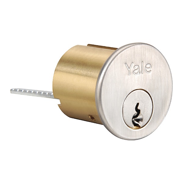 Assa Abloy Accentra Rim Cylinder, Satin Chrome Finish, Grade 2 - 1109 626 PARA
