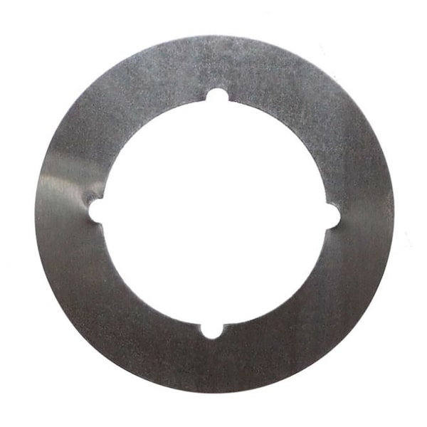 Don-Jo 3-1/2" Scar Plate with 2-1/8" Hole and Through Bolt Knotches - SP13532D