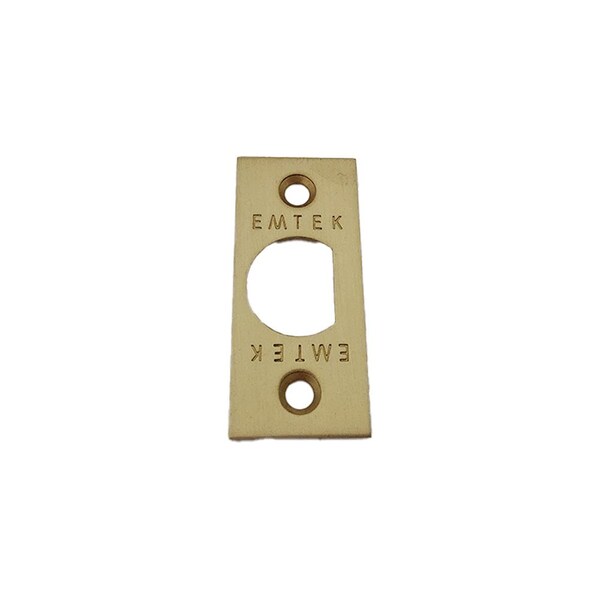Emtek Square Corner Faceplate and Screws for Passage or Privacy Latch Satin Brass Finish - 83230US4
