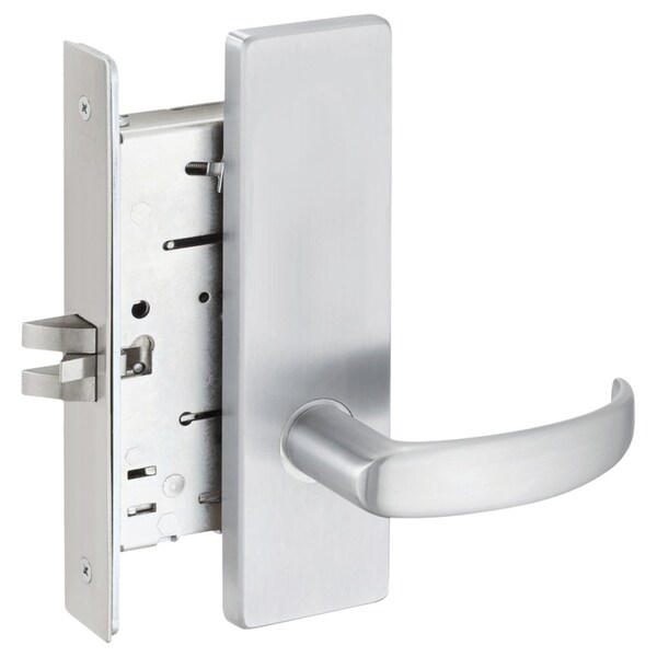 Falcon Passage Mortise Lock, Quantum Lever, Gala Rose, Satin Stainless Steel - MA101 QG 630