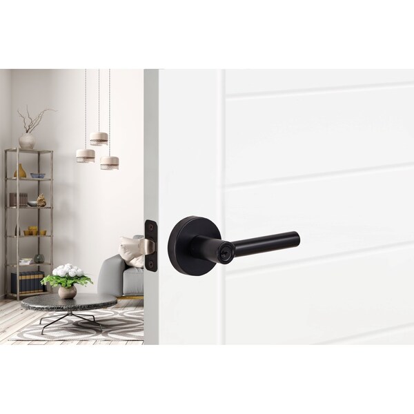 Sure-Loc Hardware Sure-Loc Hardware Marin Entrance Lever, Flat Black - MR107 FBL