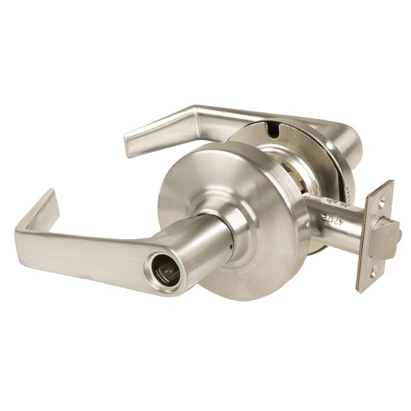 Schlage Grade 2 Storeroom Cylindrical Lock with Field Selectable Vandlgard, Saturn Lever, Conventional Less - ALX80L SAT 619
