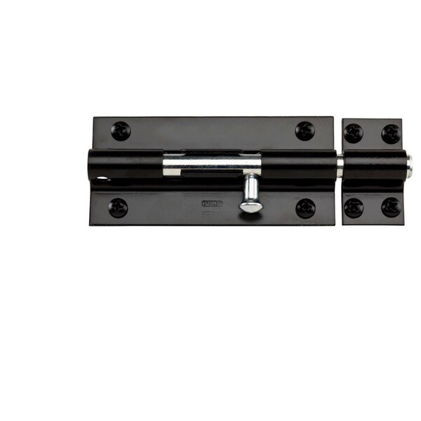National Hardware National Hardware 8 in. L Black Steel Heavy Duty Barrel Bolt 1 pk - N152-133