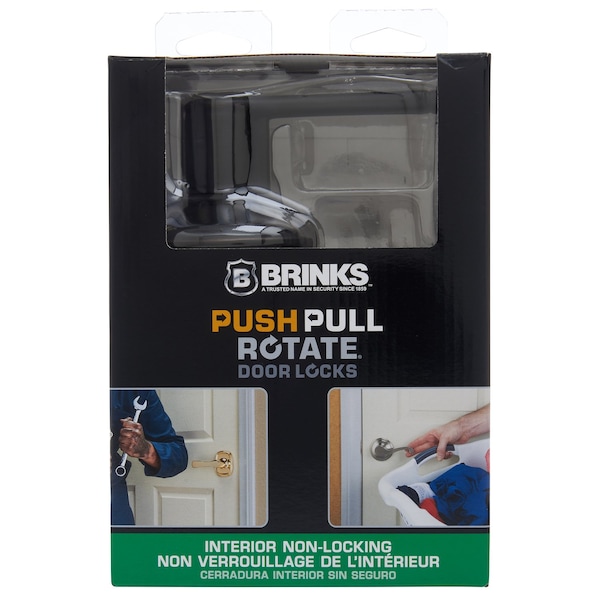 Brinks Commercial Brinks Push Pull Rotate Glenshaw Oil Rubbed Bronze Passage Lever 1.75 in. - 23054-150