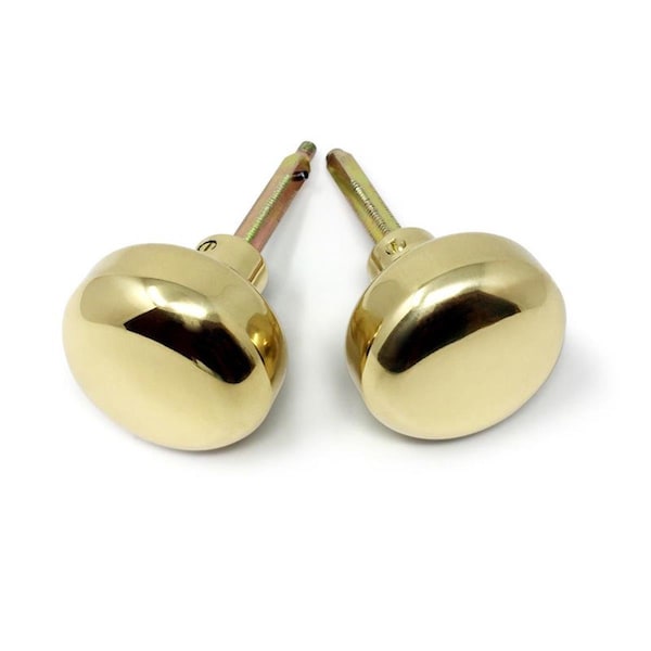 Patioplus Mortise Lock Door Knob Set with Split Spindle - Polished Brass US3 - PA3993523