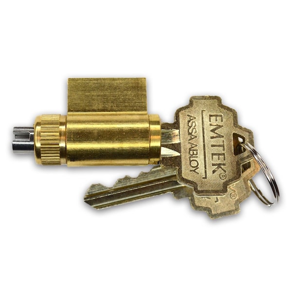 Emtek Key-In Knob or Lever, Single Keyed, Schlage C Cylinder for US3, US4, US7 and US3NL Finishes - CY4-PSCHCTS2-US3
